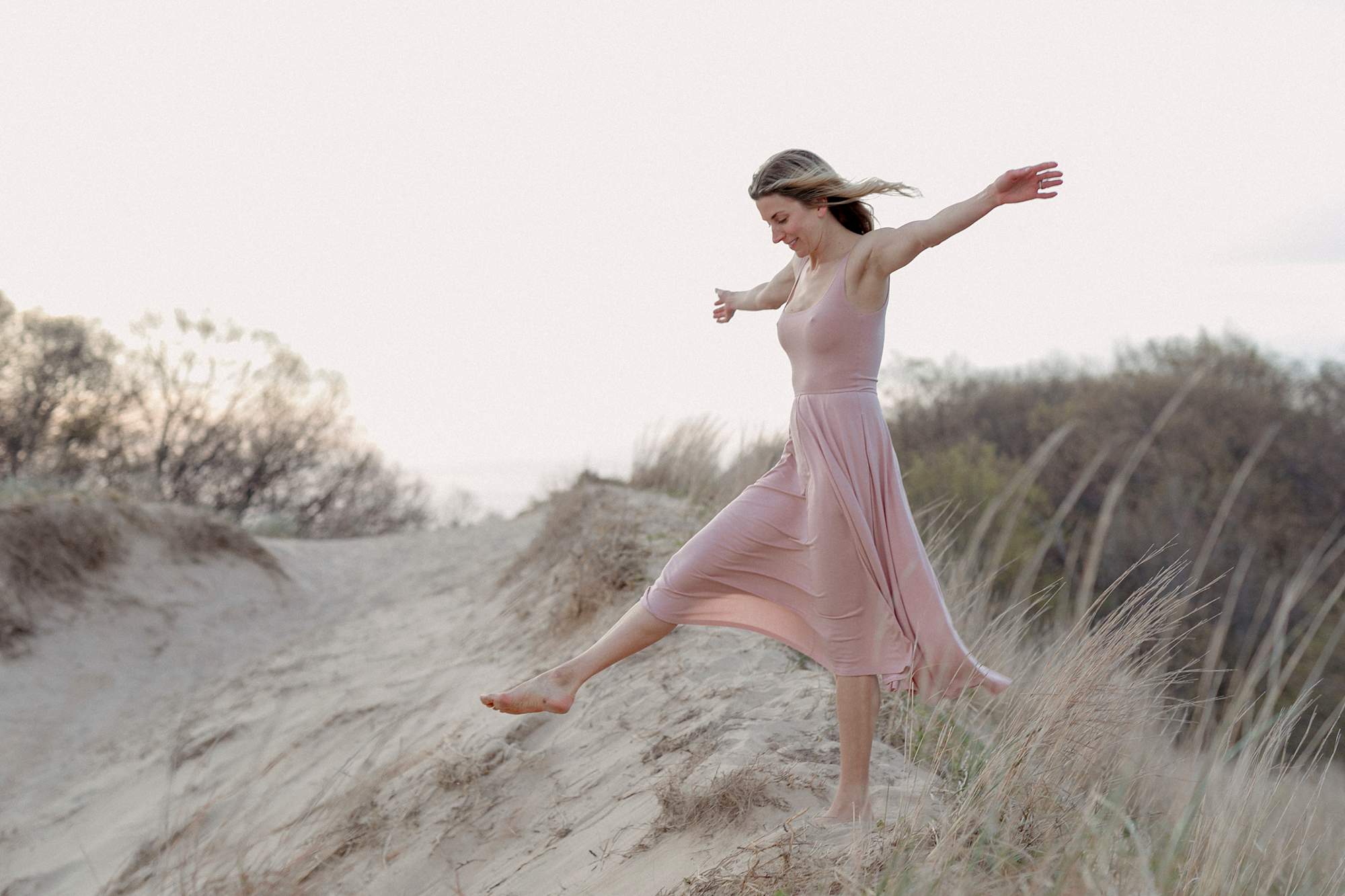 Outdoor Boudoir Photography on the beach.