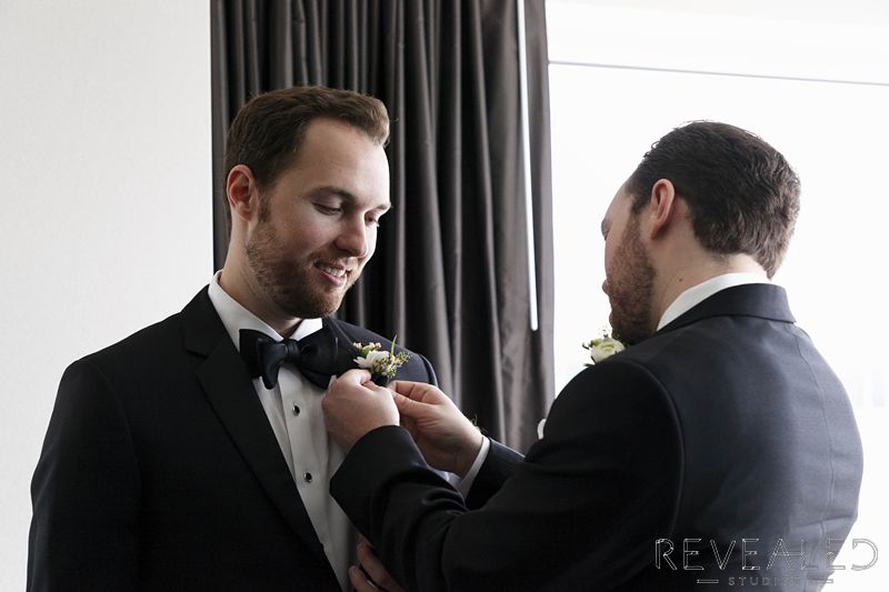 getting ready photos at the hyatt regency mccormick place