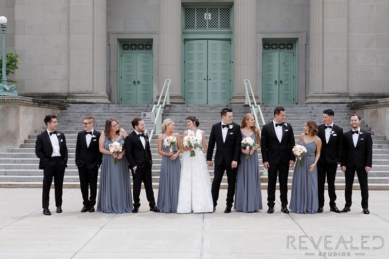 science and industry museum wedding photos