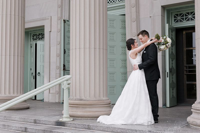 science and industry museum wedding photos