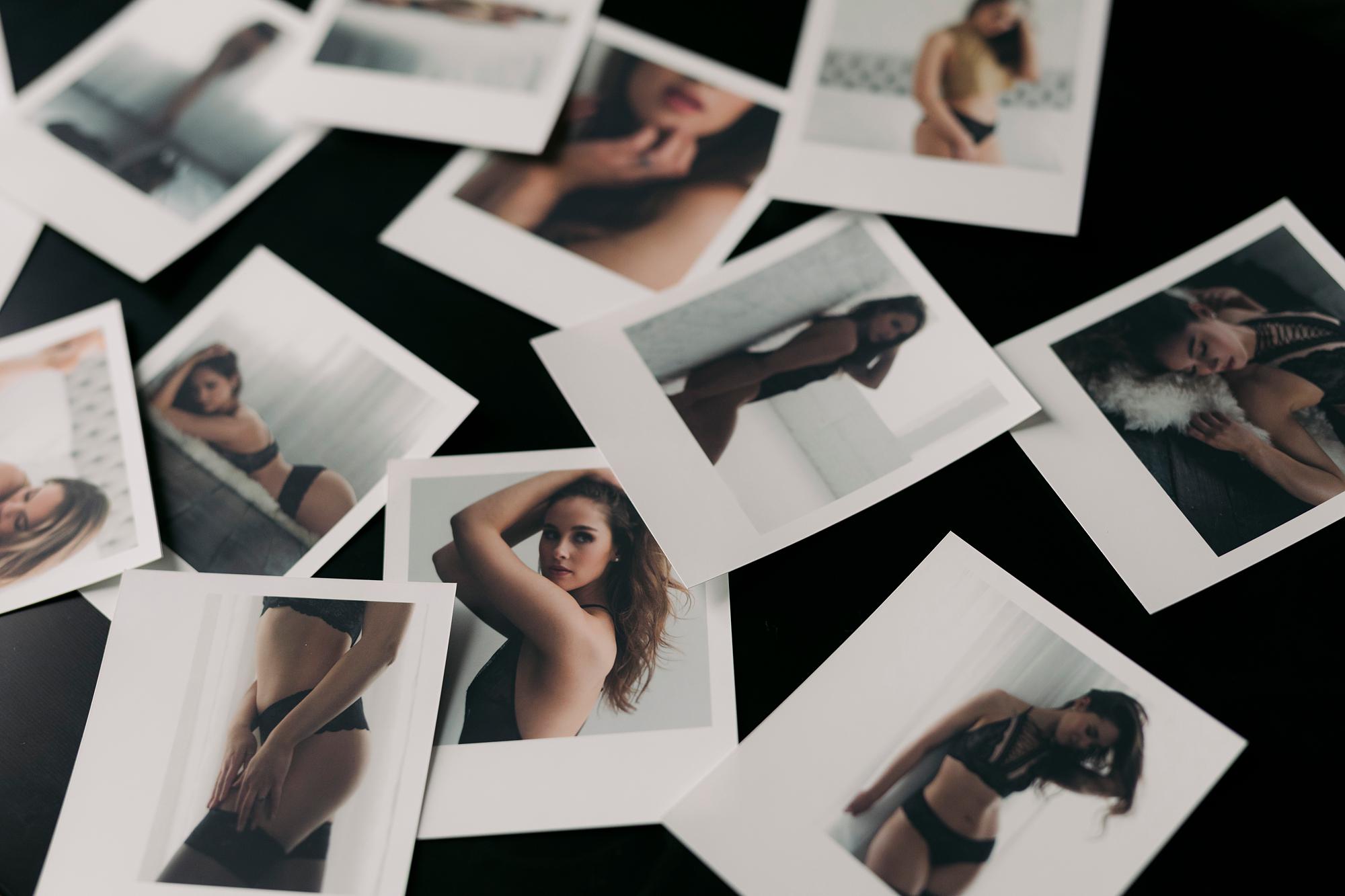 polaroid style images